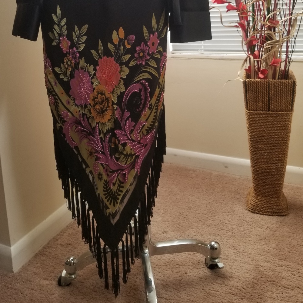 Silk Beaded Skirt